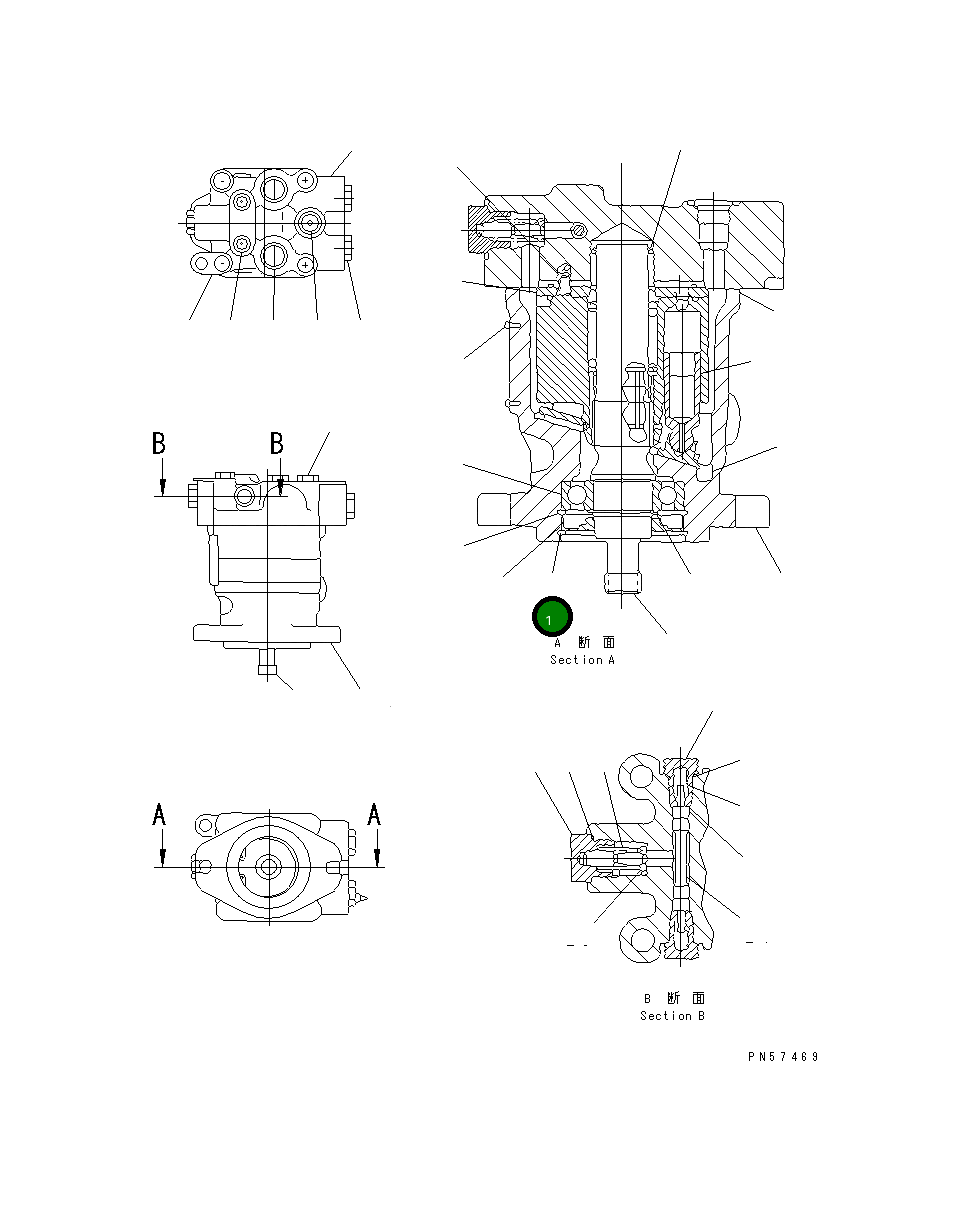 Кольцо уплотнительное (O-Ring) DA9006200-0281  Komatsu