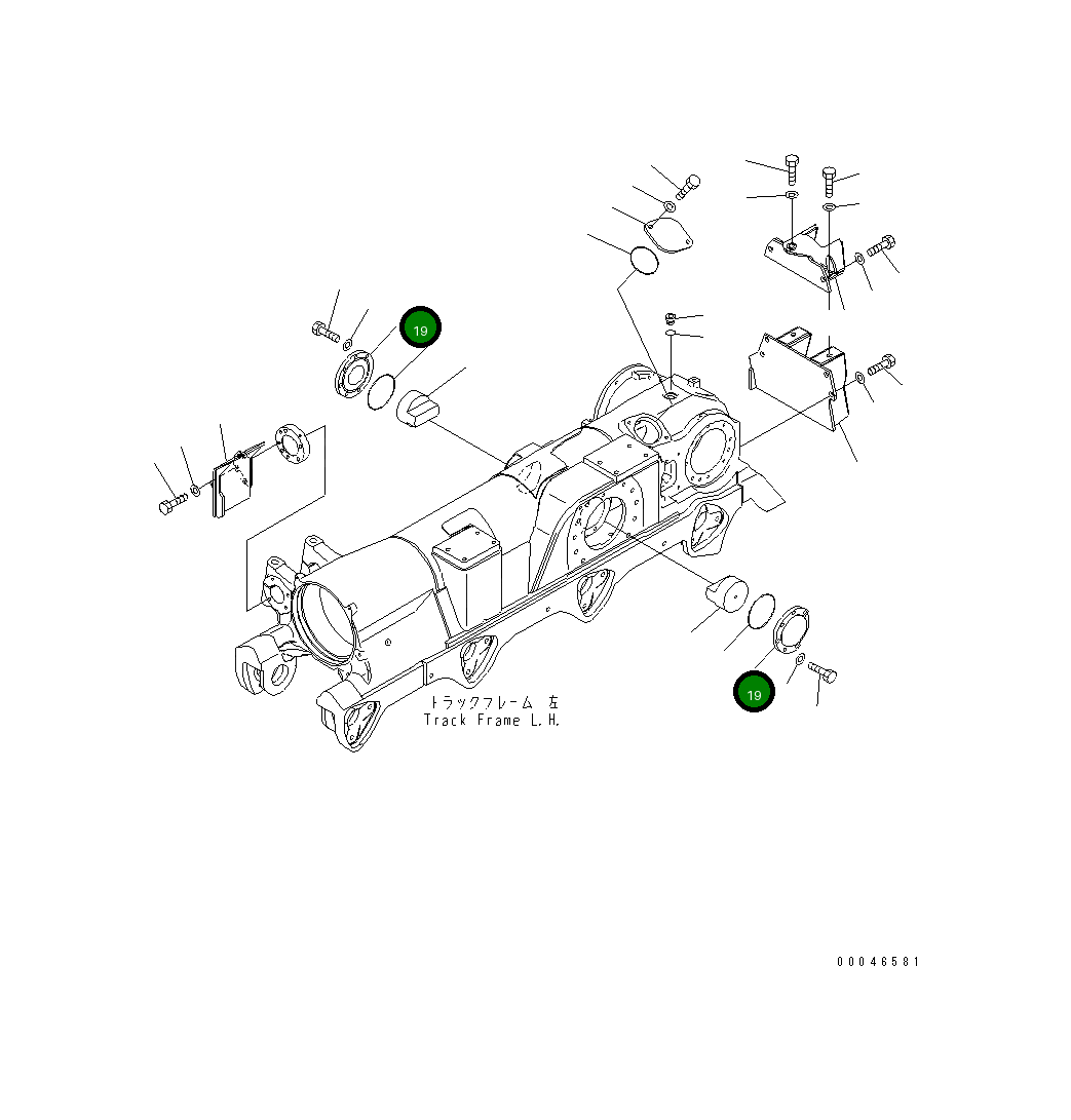 Крышка 195-30-68770 Komatsu