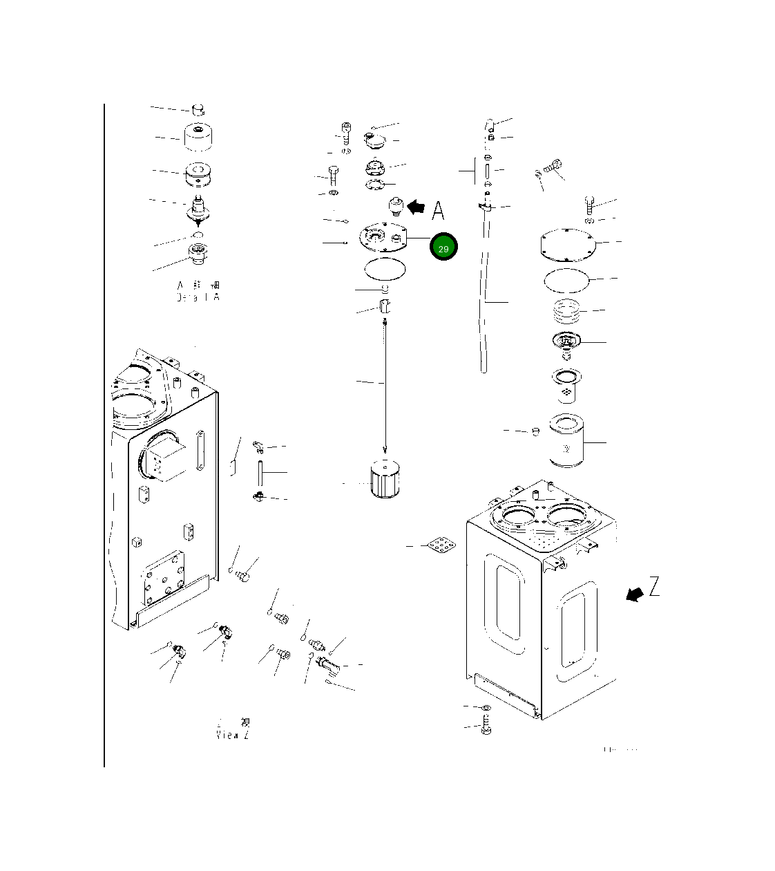 Крышка 2A5-60-25120 Komatsu