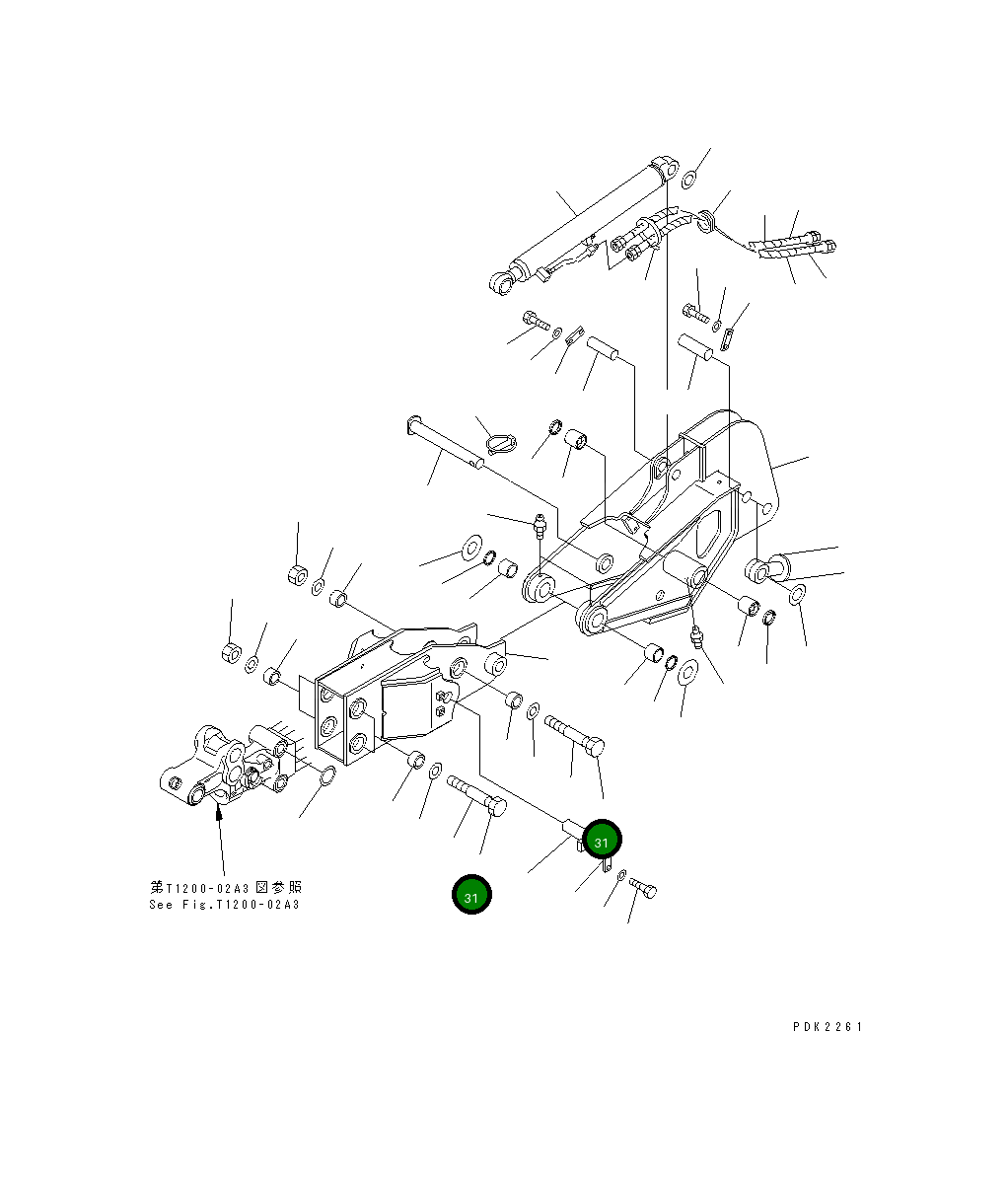 Болт 20S-870-1660  Komatsu