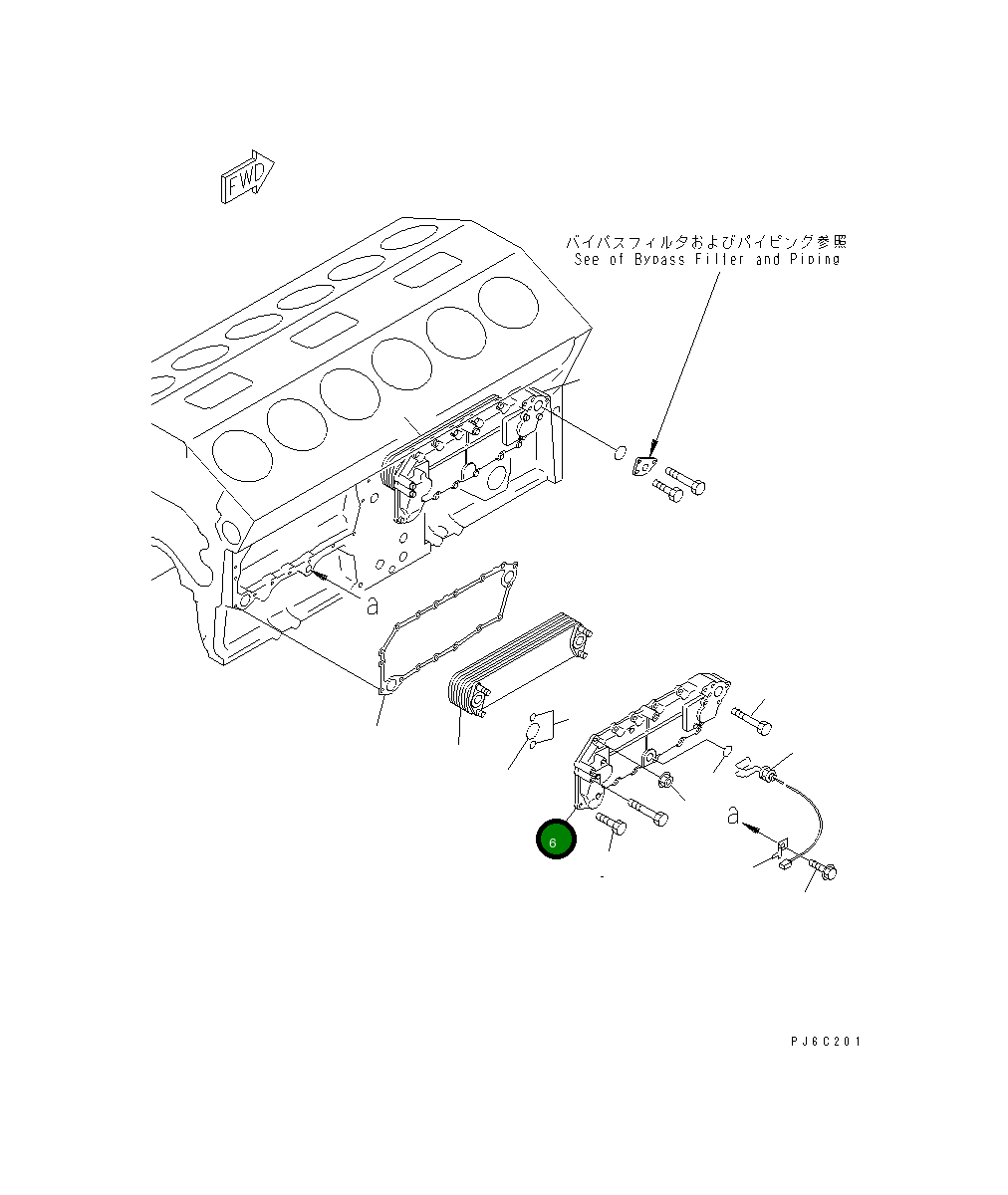 Крышка 6215-61-2711 Komatsu