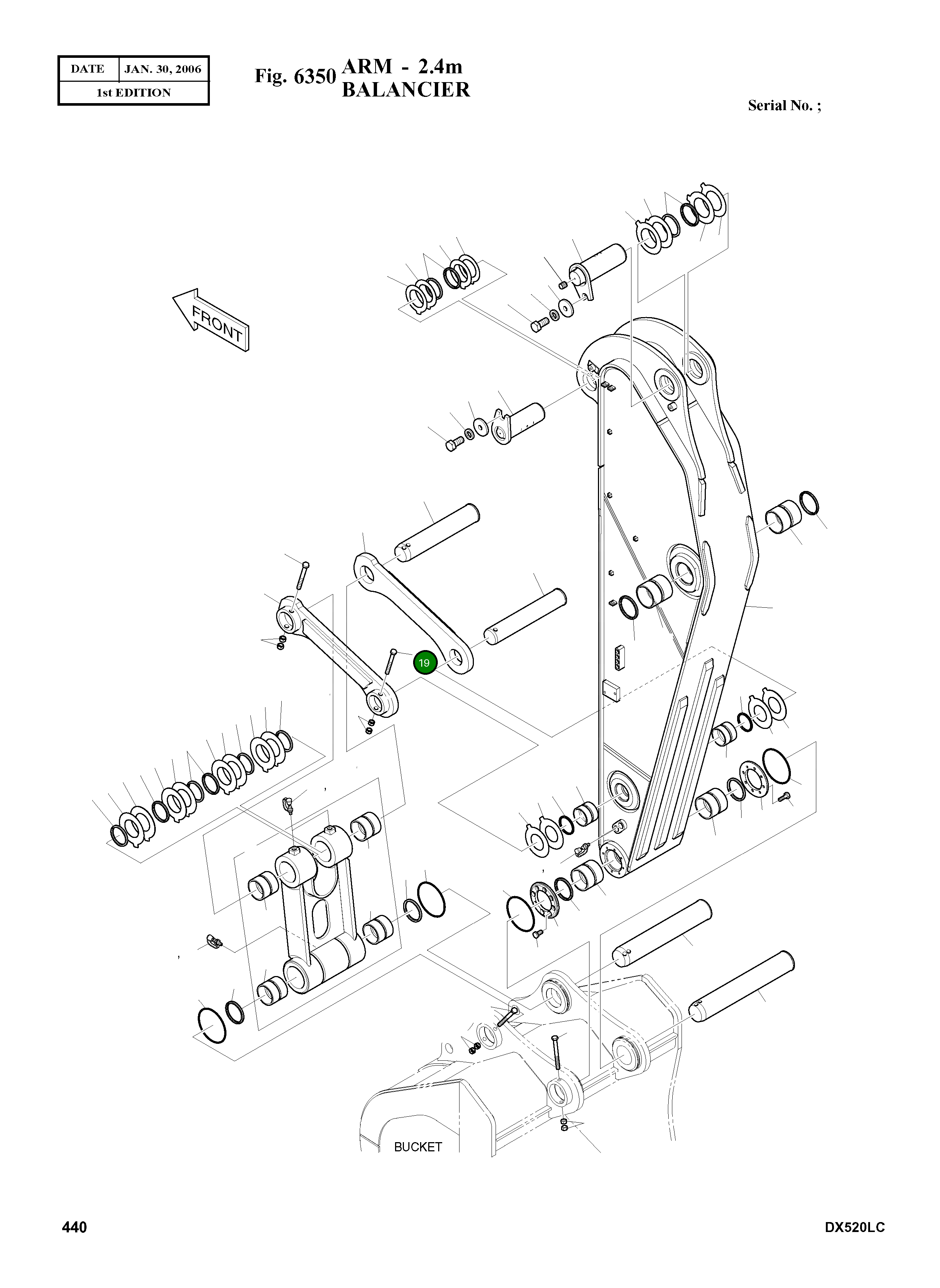 Болт S0571966  Komatsu