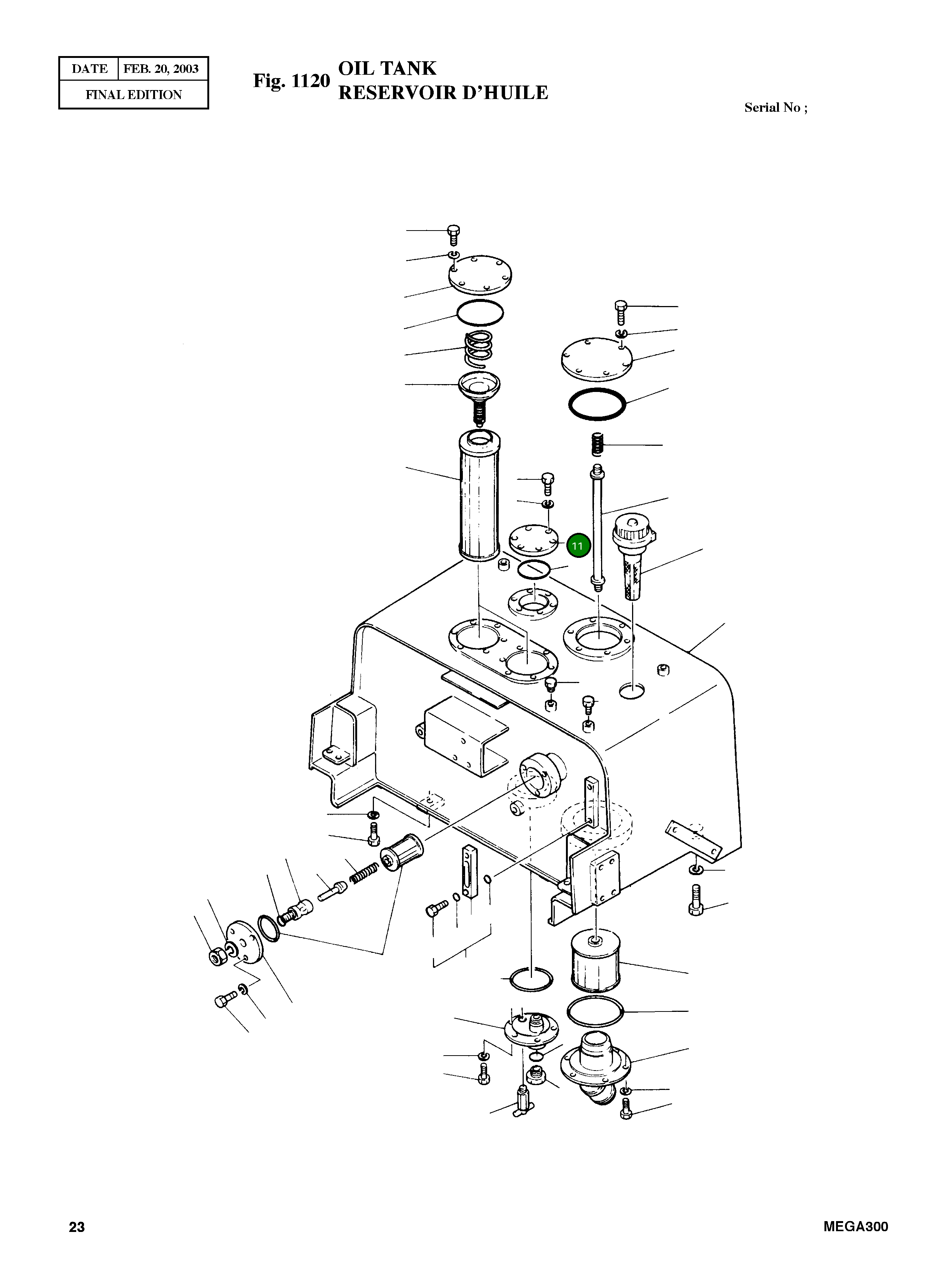 Крышка 4213-4012 Komatsu