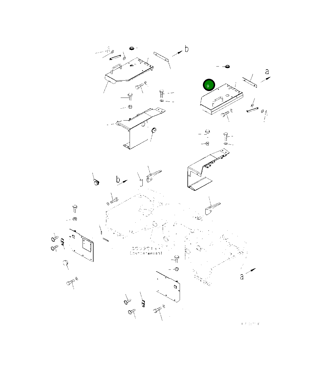 Крышка 423-06-68321  Komatsu