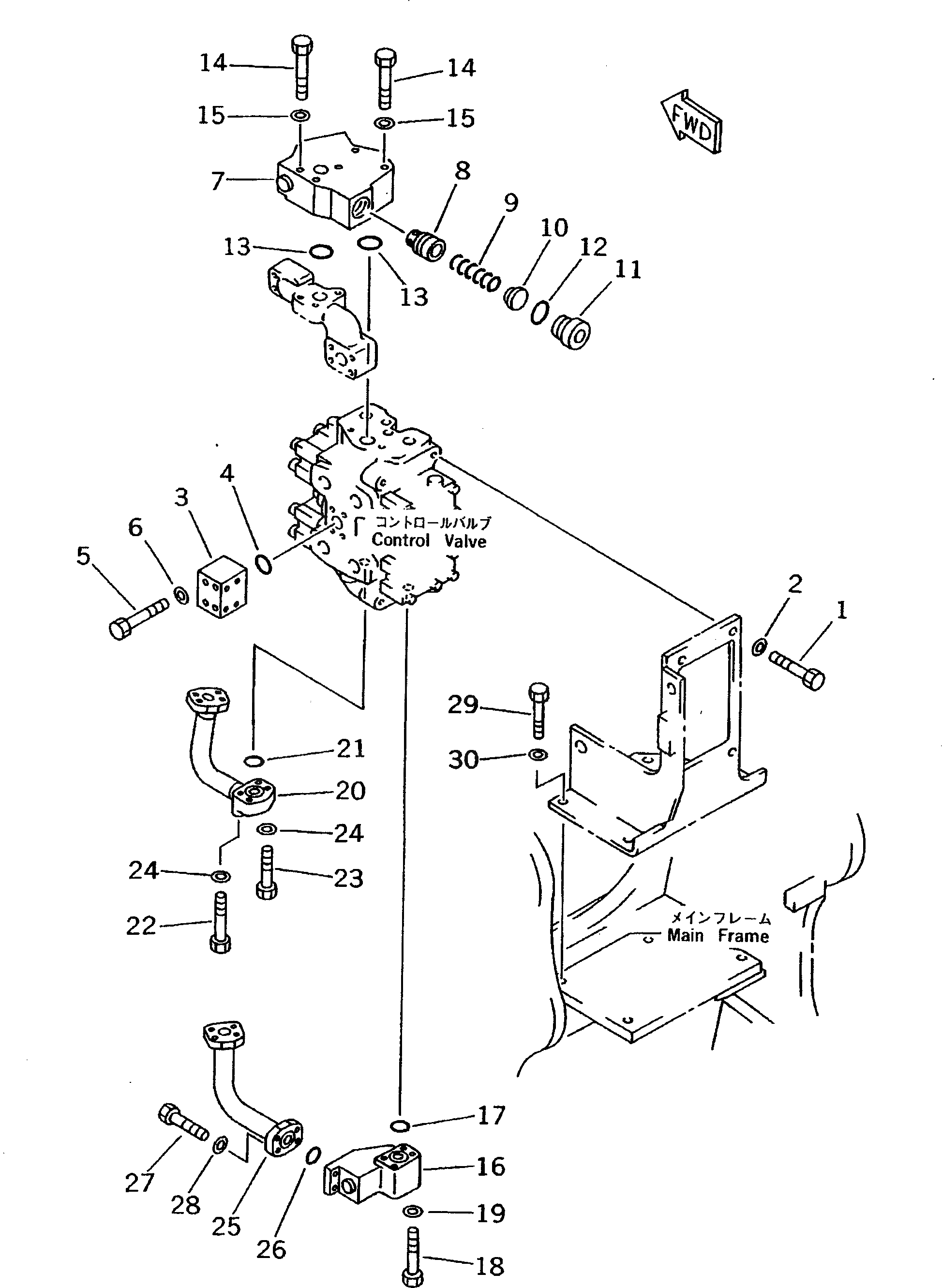 Кольцо уплотнительное (O-Ring) 07002-24234  Komatsu