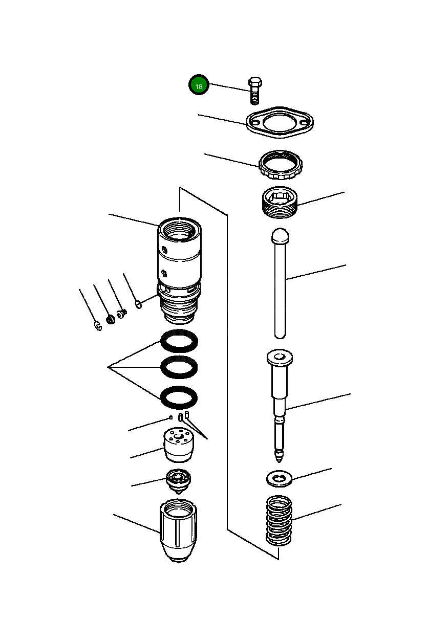 Болт 1295 929 H1 Komatsu