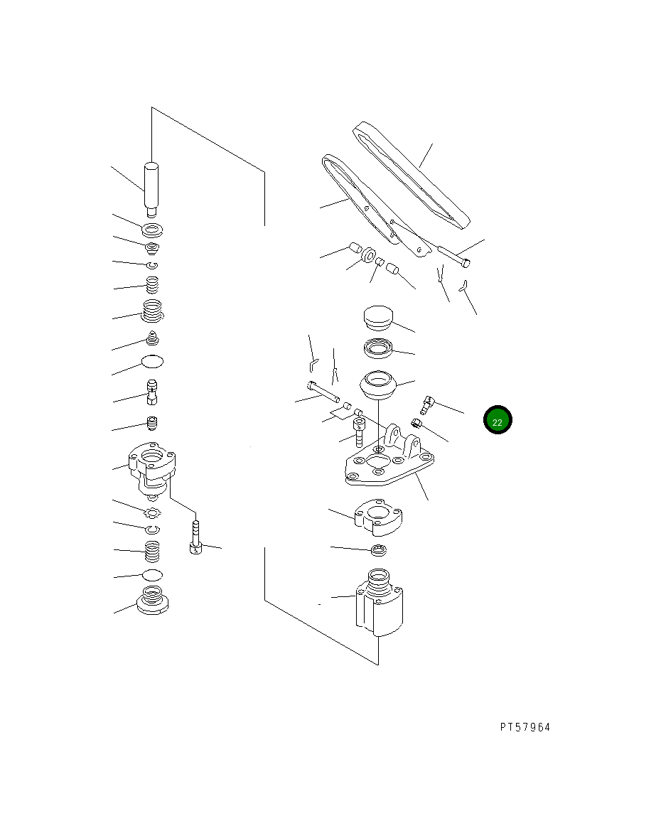 Болт MY505-0825-20 Komatsu