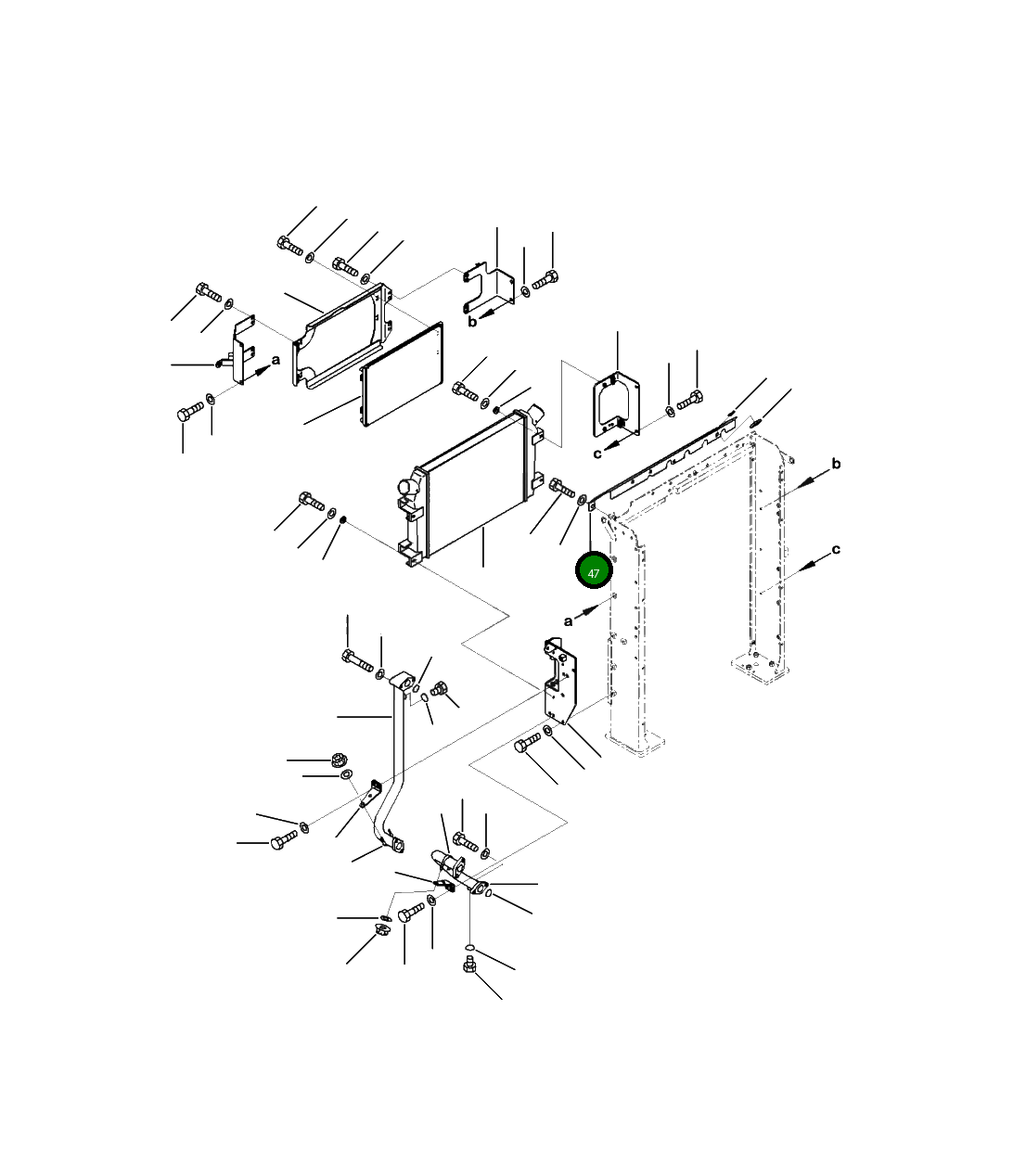Крышка 207-03-41561 Komatsu