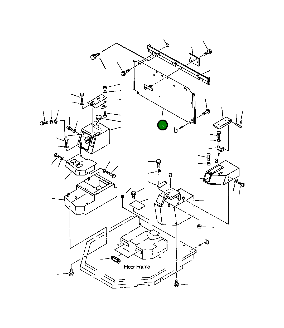 Крышка 419-54-13420 Komatsu