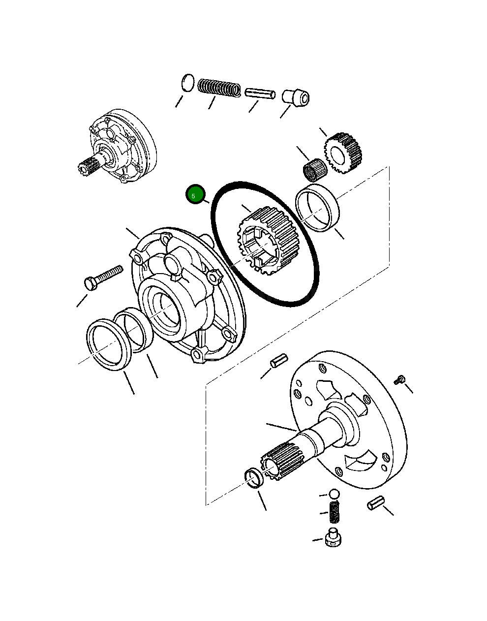 Кольцо уплотнительное (O-Ring) CA0028561  Komatsu