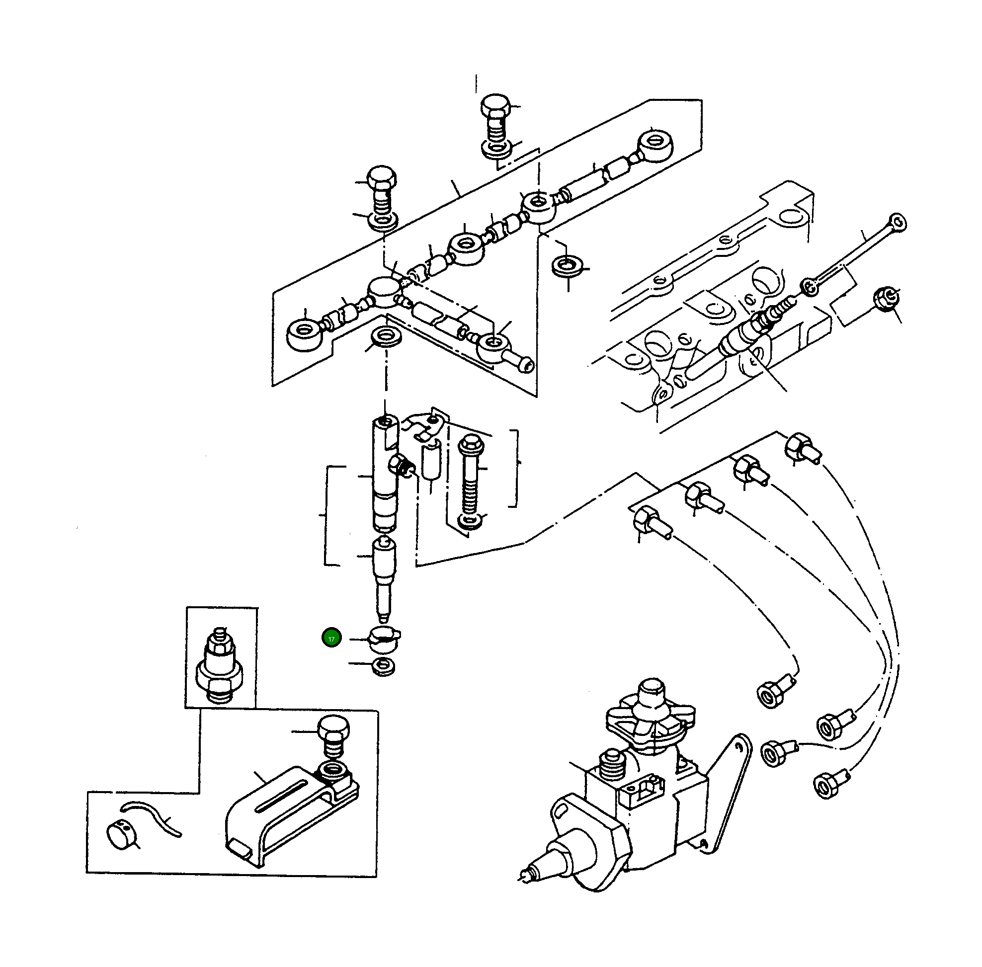 Кольцо 4918166M1 Komatsu