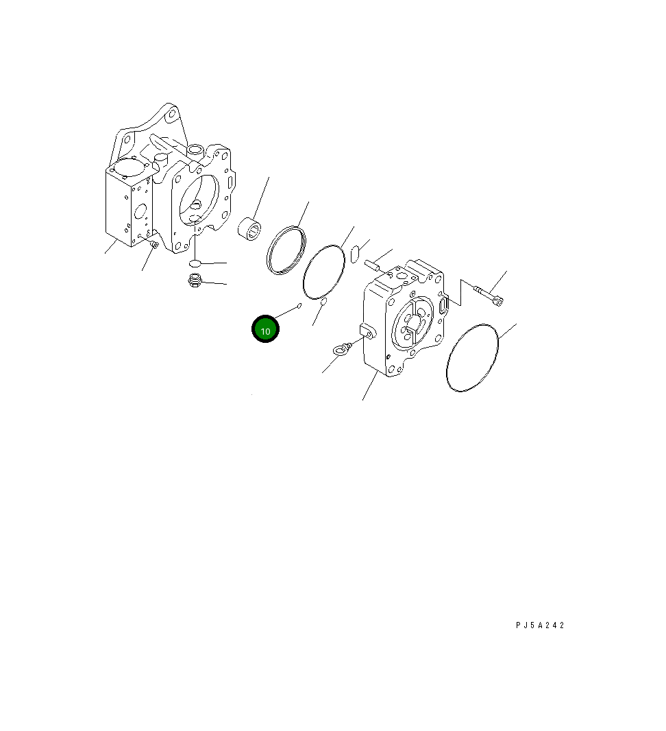 Кольцо уплотнительное (O-Ring) 07000-F1009 Komatsu