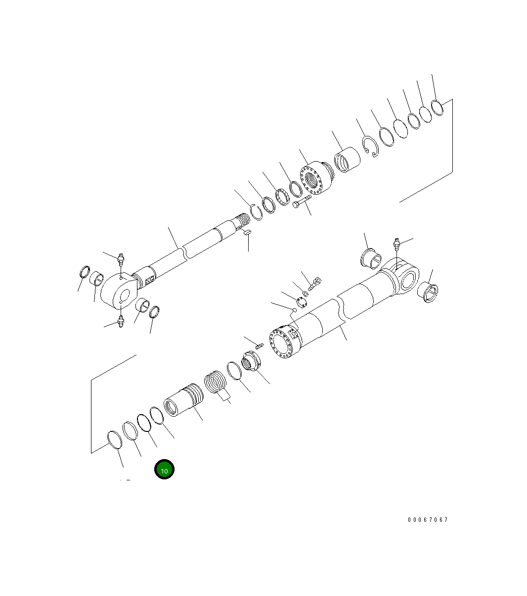 Кольцо уплотнительное (O-Ring) DM90682440 Komatsu