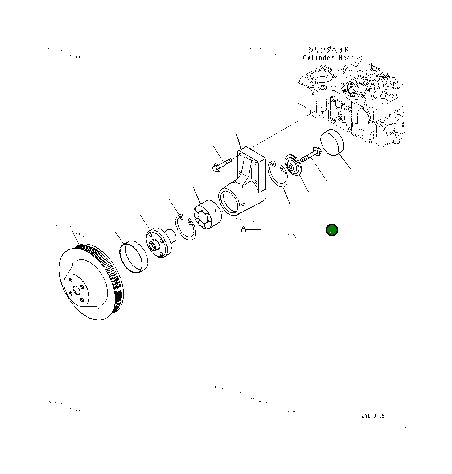Болт 6732613440  Komatsu