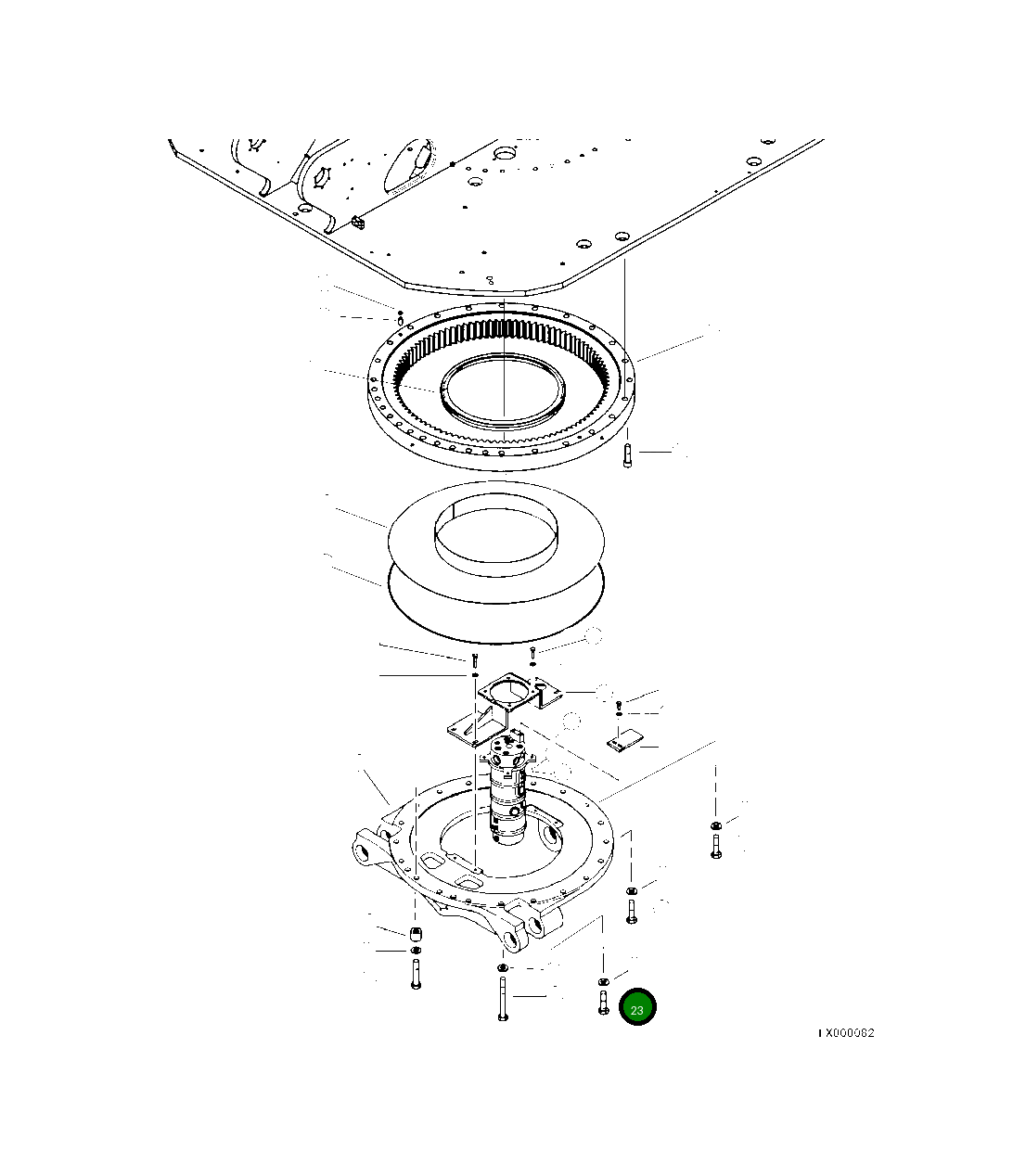 Болт 83136KF Komatsu