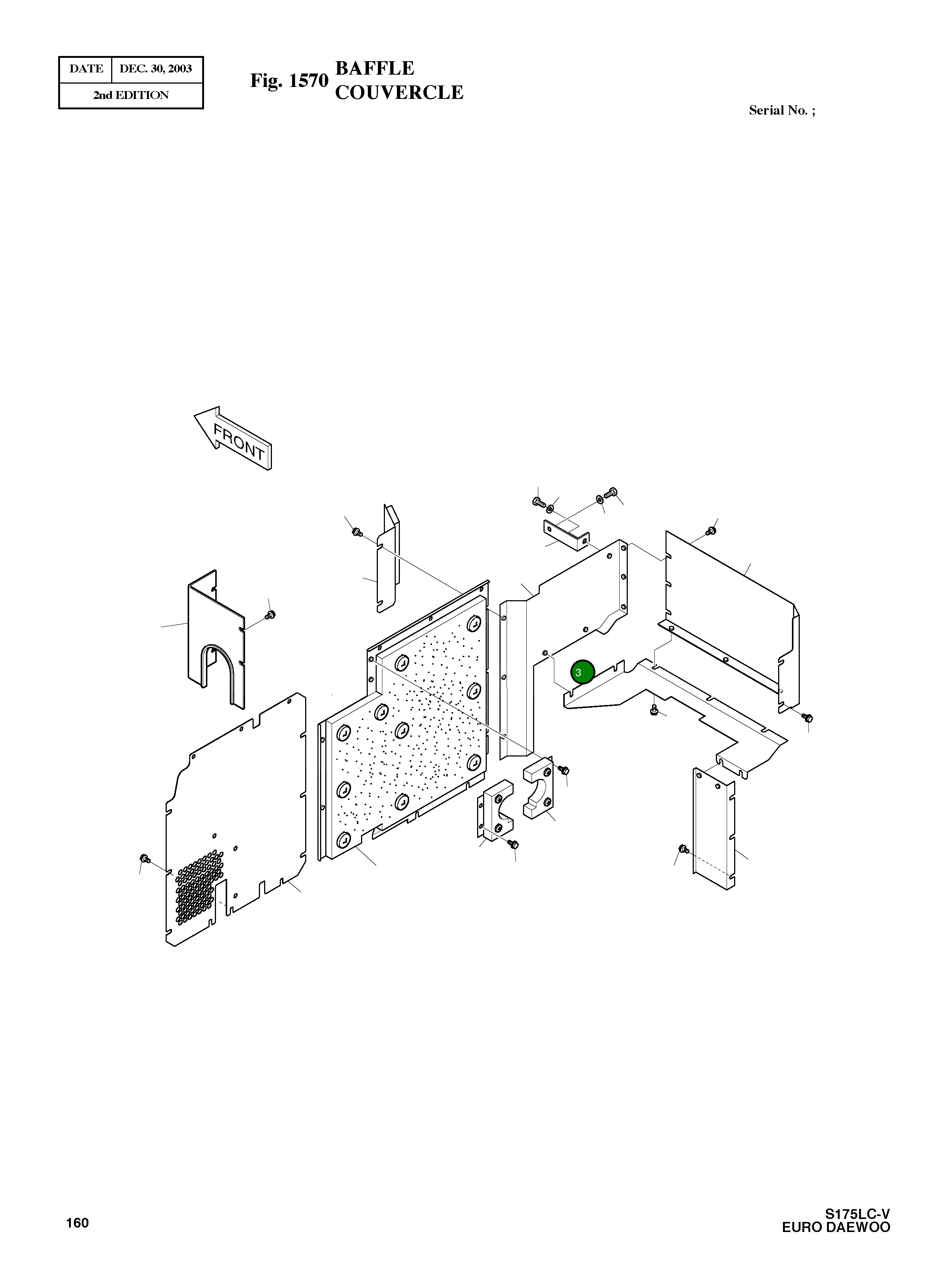 Крышка 464-00087A  Komatsu