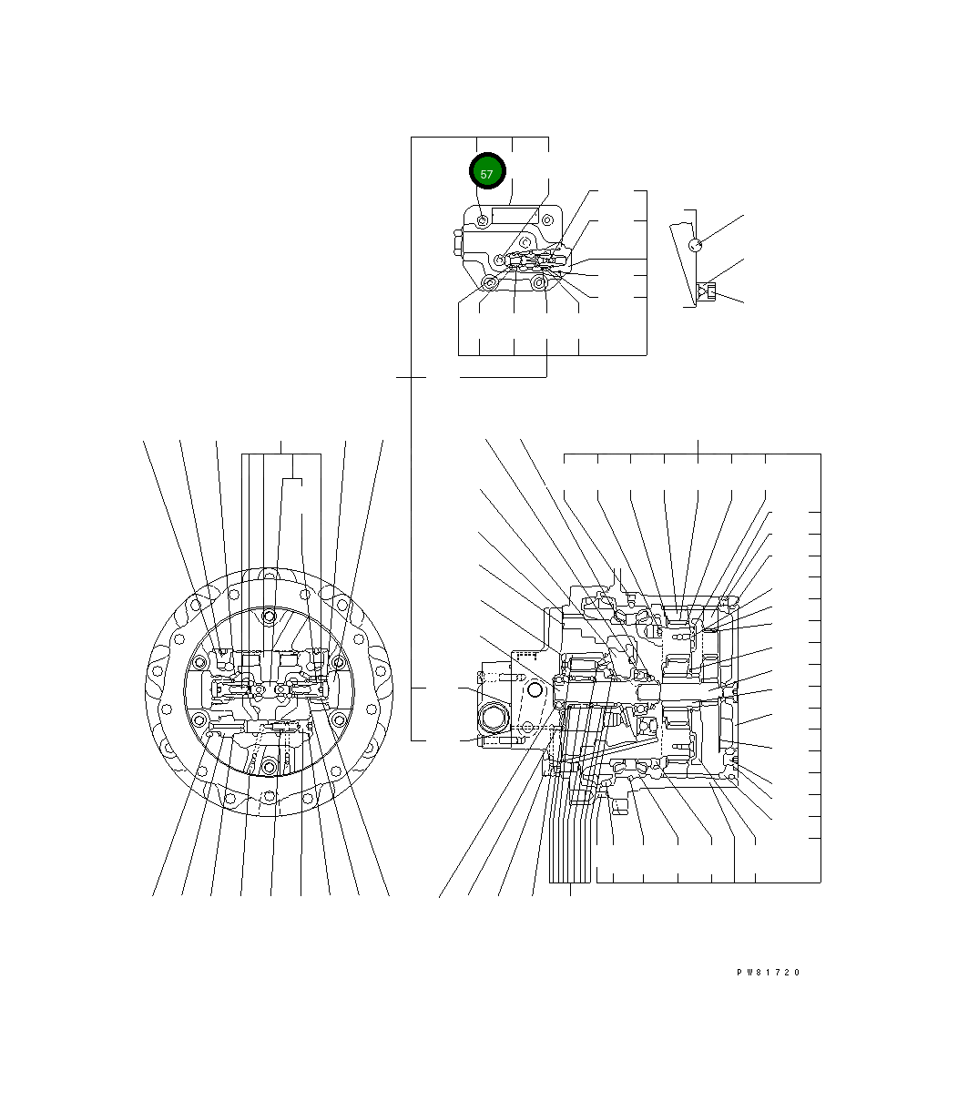 Болт YM172148-70350 Komatsu