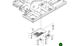 Крышка 21K-54-B7350 Komatsu