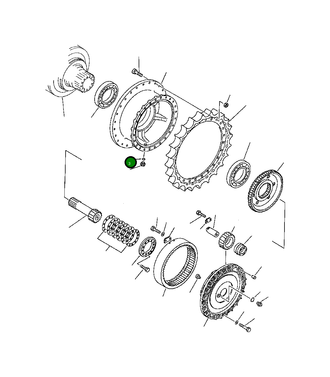 Кольцо уплотнительное (O-Ring) 07002-03624 Komatsu