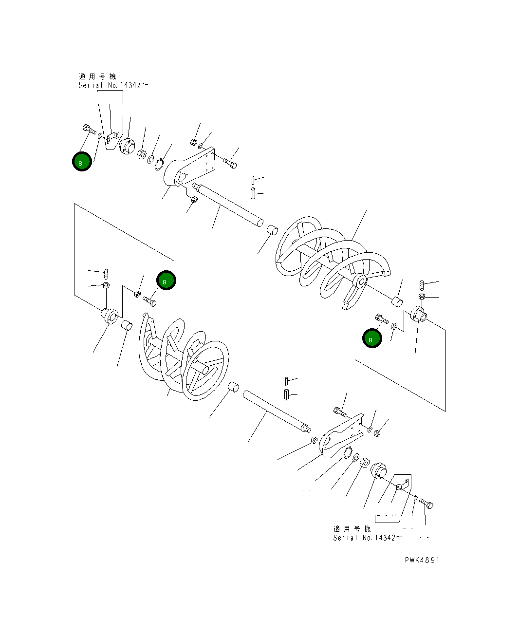 Болт TA01151040 Komatsu