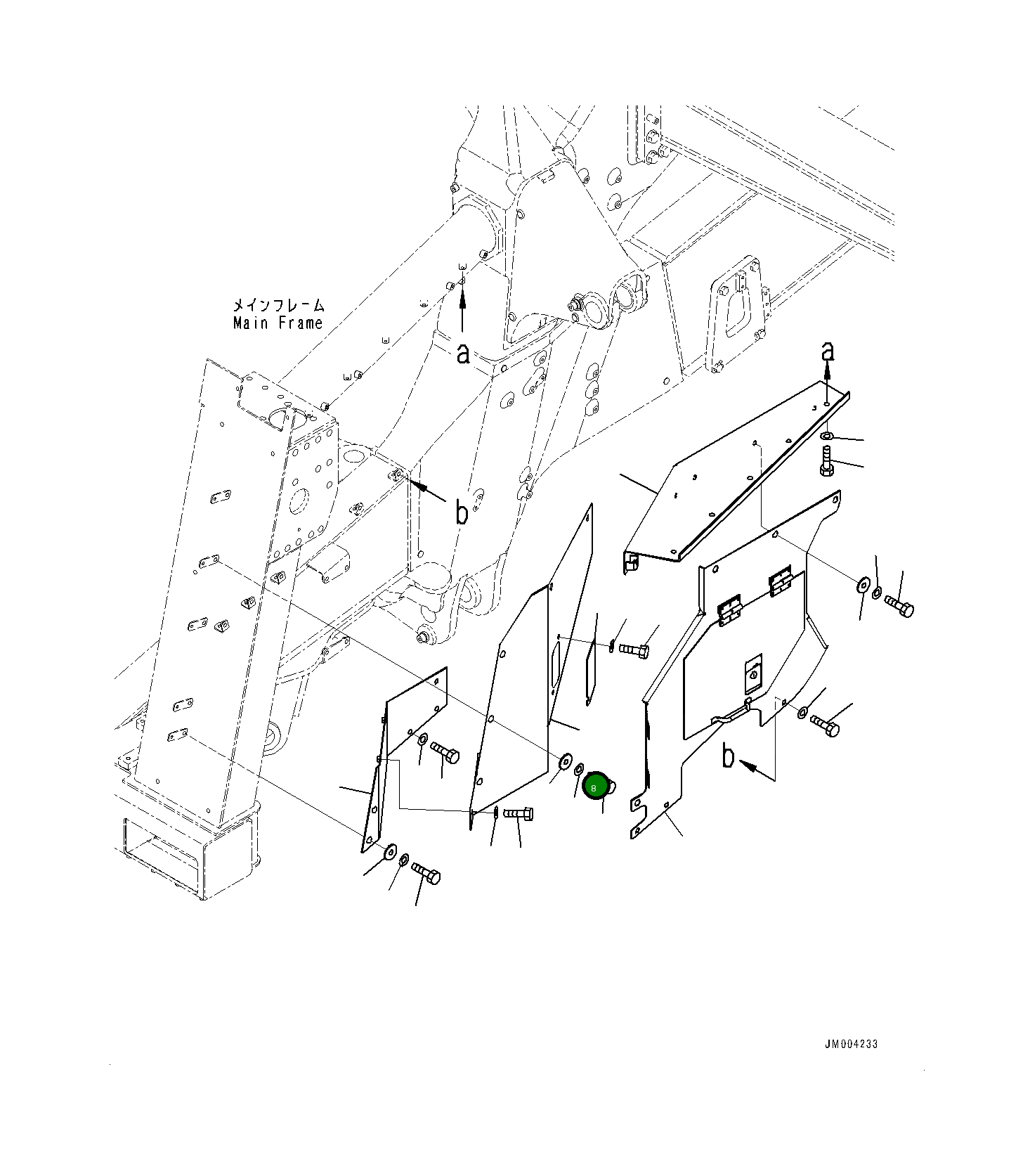 Крышка 561-89-85132 Komatsu