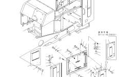 Крышка 427-Z90-3670 Komatsu
