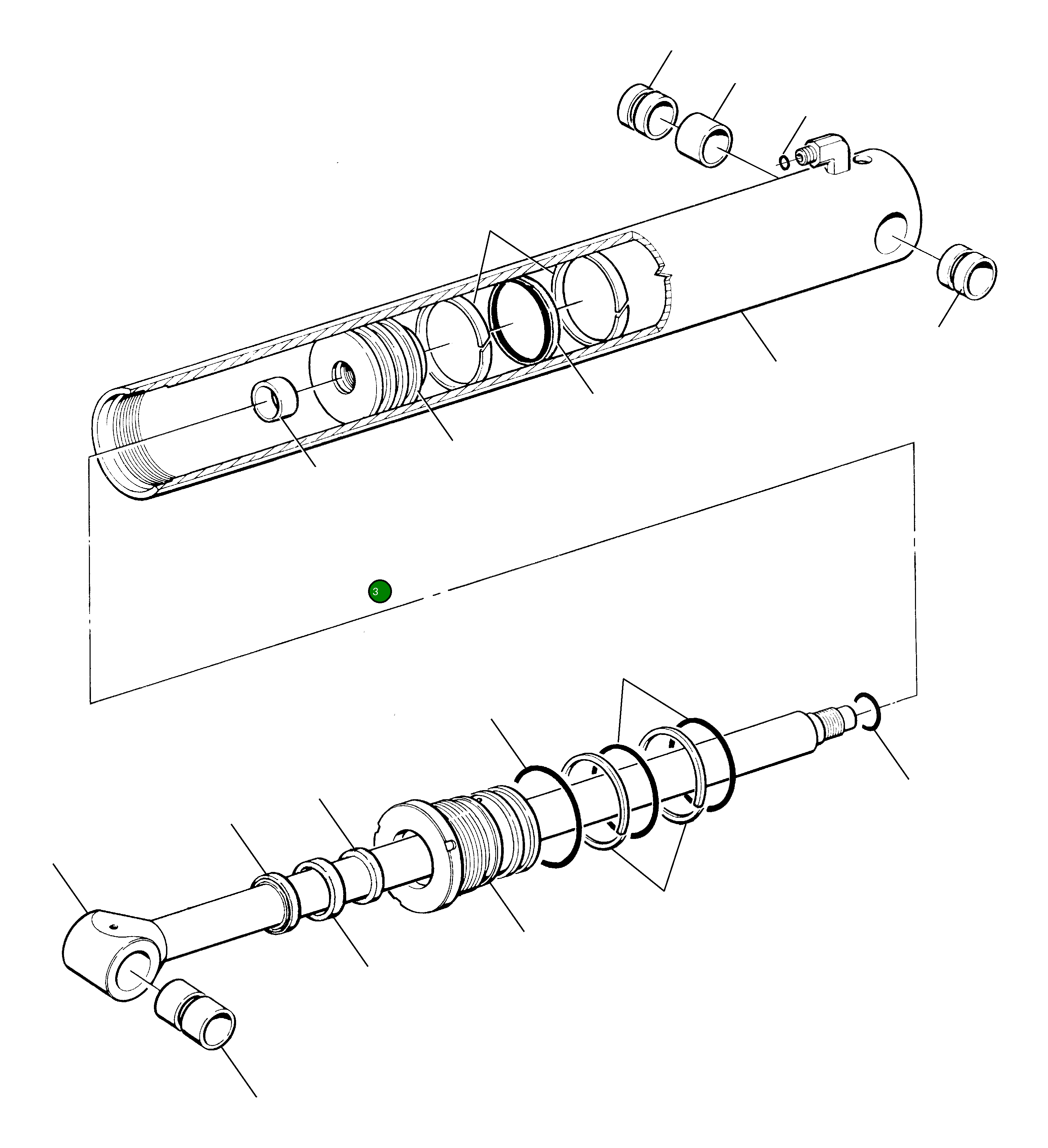 Кольцо 3K4087602 Komatsu