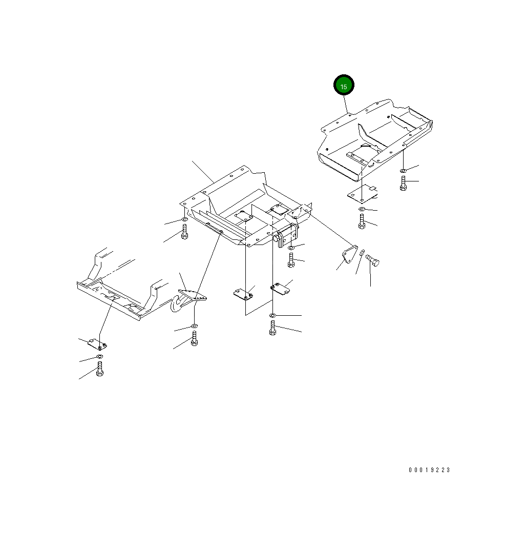 Крышка 176-54-56260 Komatsu
