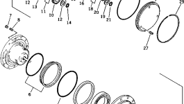 Кольцо уплотнительное (O-Ring) 20N-60-31770 Komatsu
