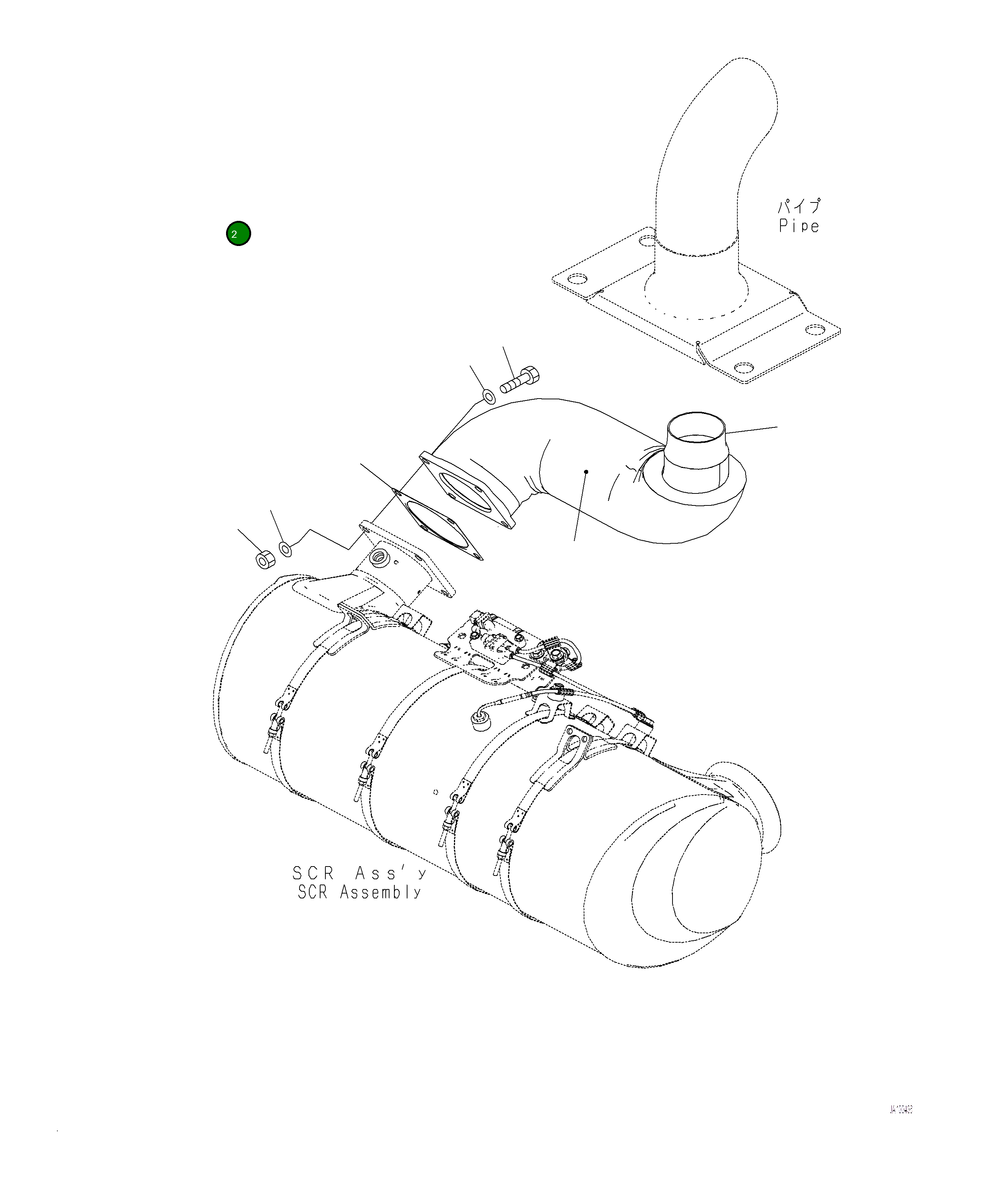 Крышка 421-02-62830 Komatsu