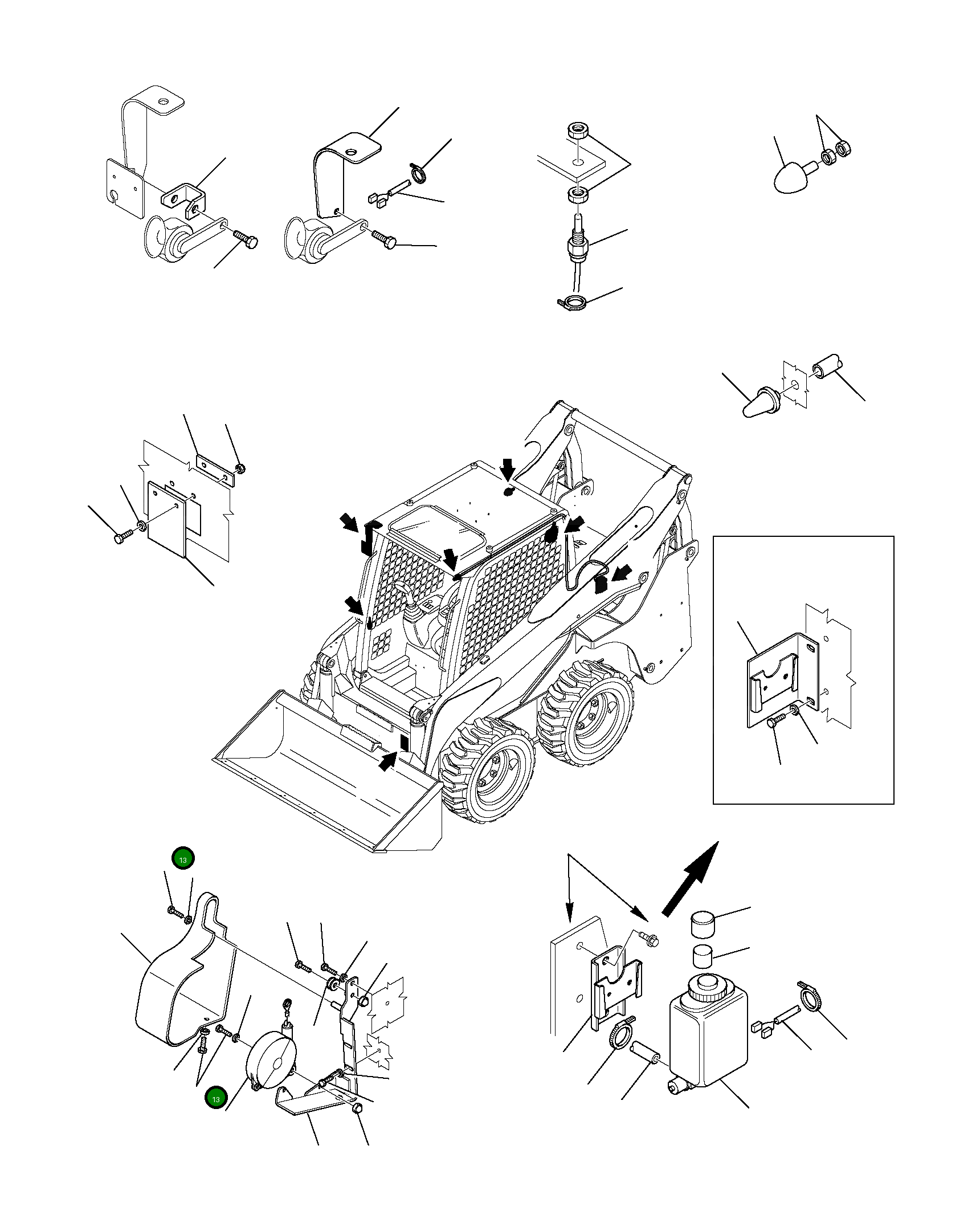 Болт 801055064 Komatsu