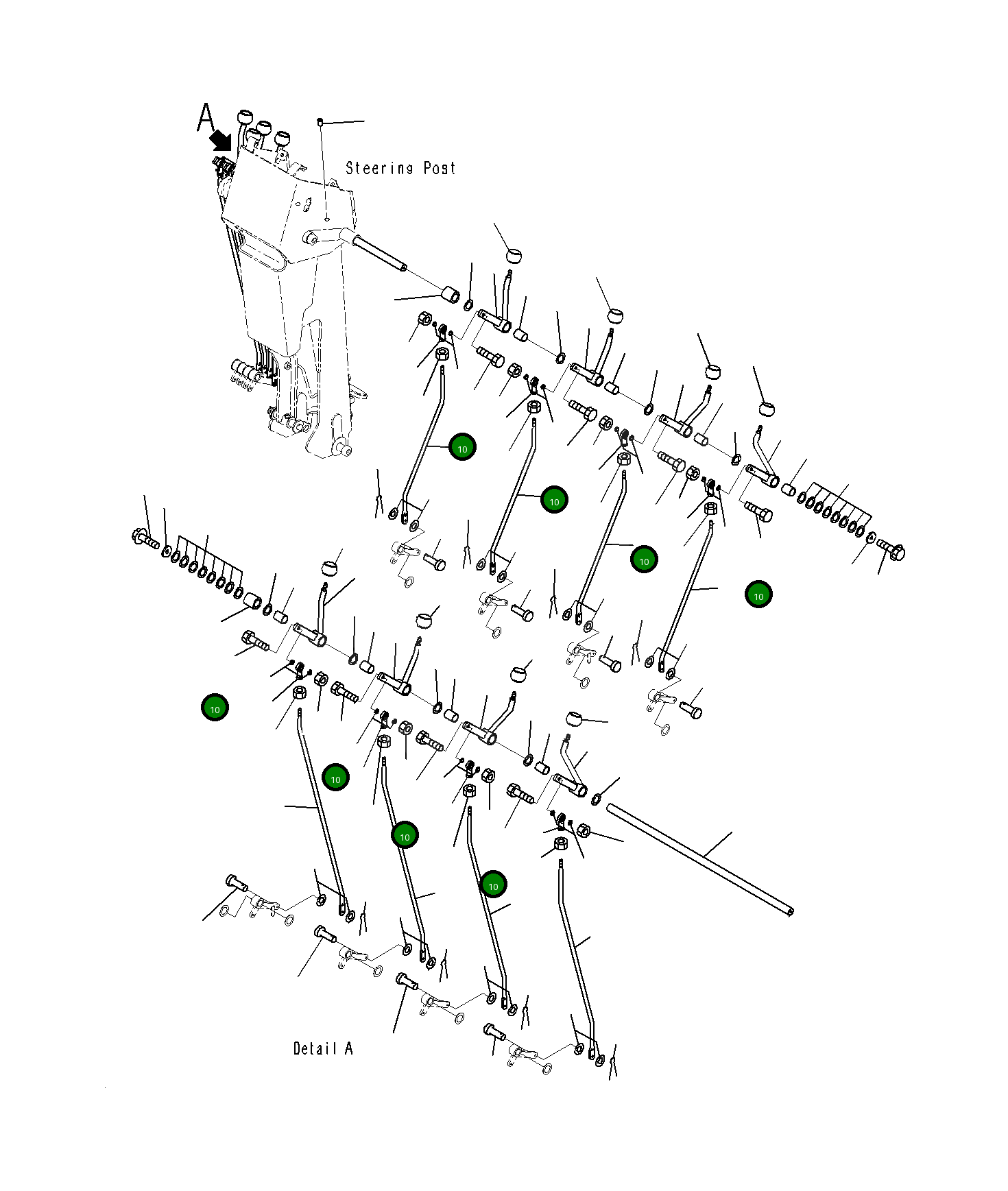 Болт 234-43-81150  Komatsu