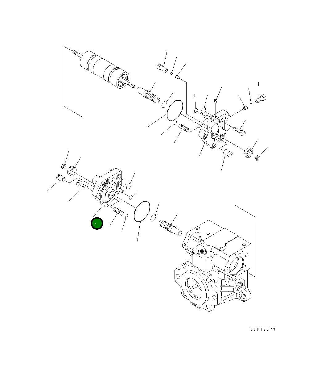 Крышка 720-2M-14140  Komatsu