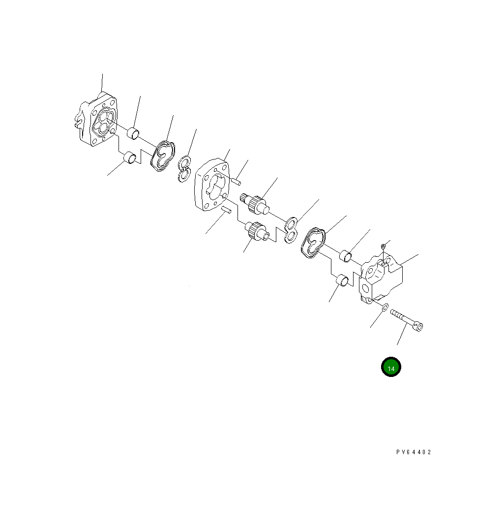 Болт 705-41-80840 Komatsu