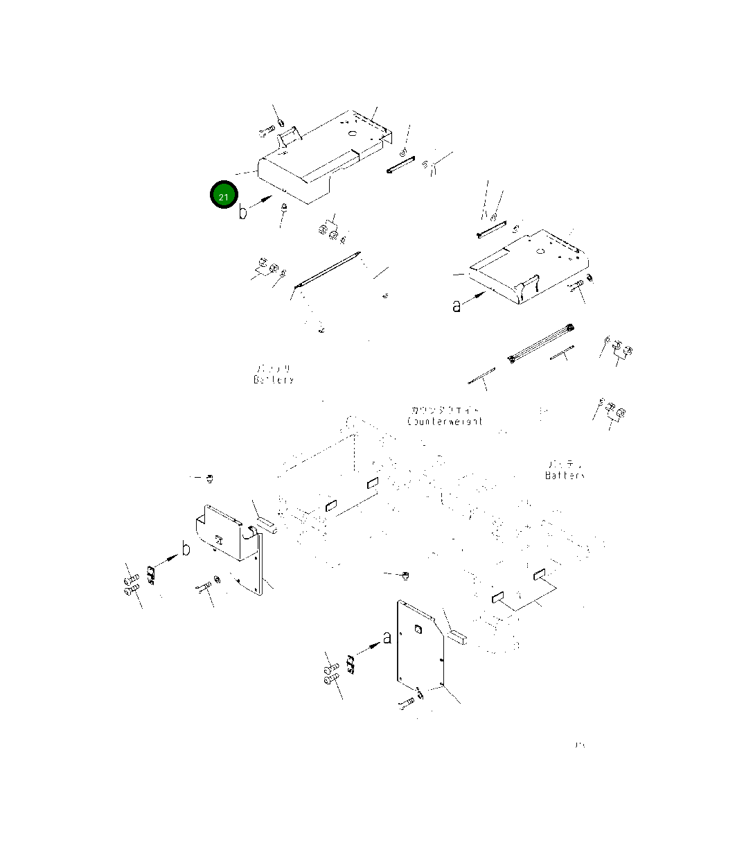 Крышка 419-06-61141  Komatsu