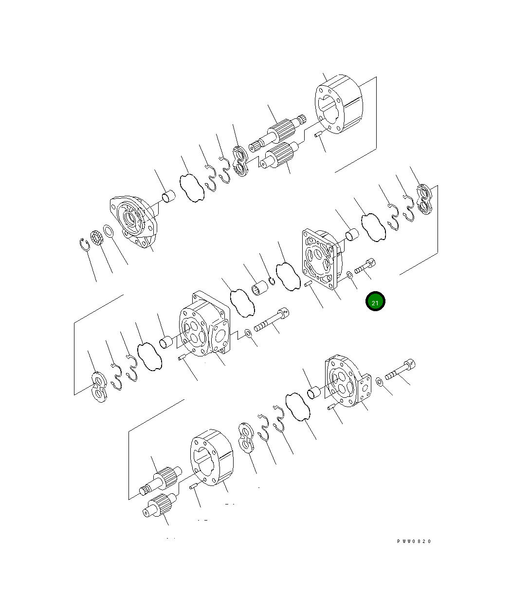 Болт 705-17-02374 Komatsu