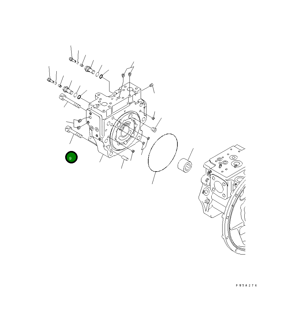 Болт 01252-61685 Komatsu