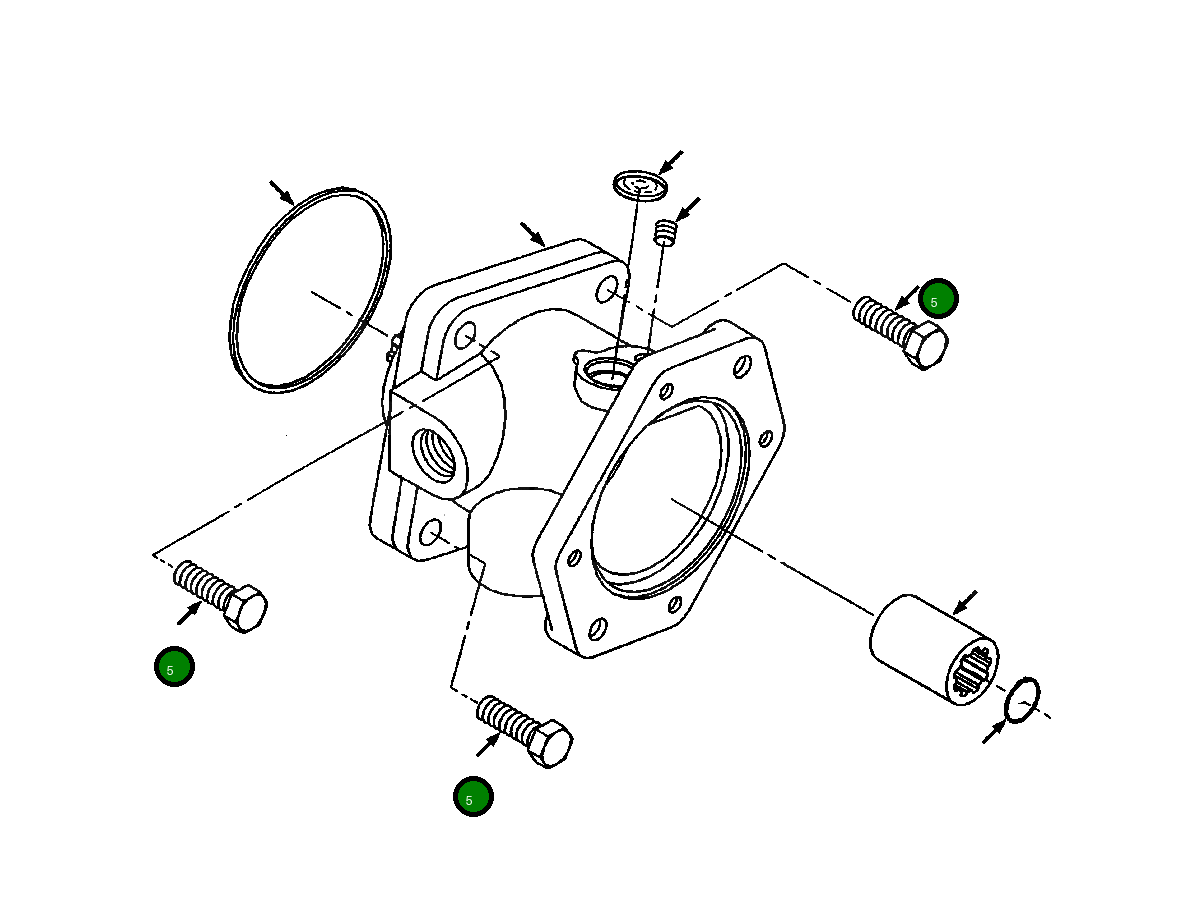 Болт 1437 763 H1 Komatsu