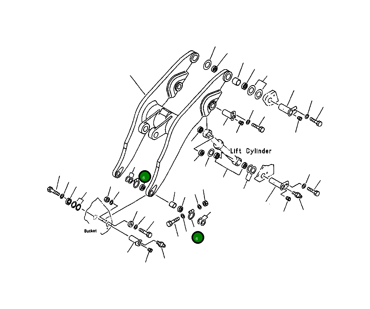 Кольцо уплотнительное (O-Ring) 427-70-11250  Komatsu
