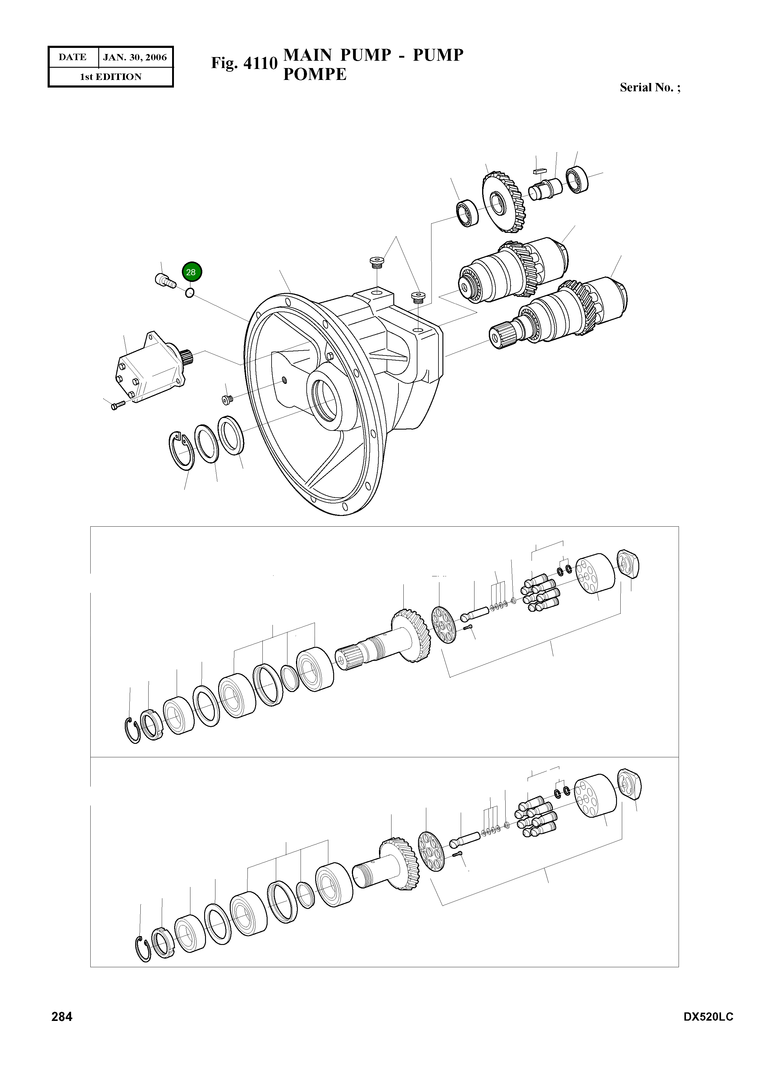 Кольцо уплотнительное (O-Ring) 2.180-01203  Komatsu