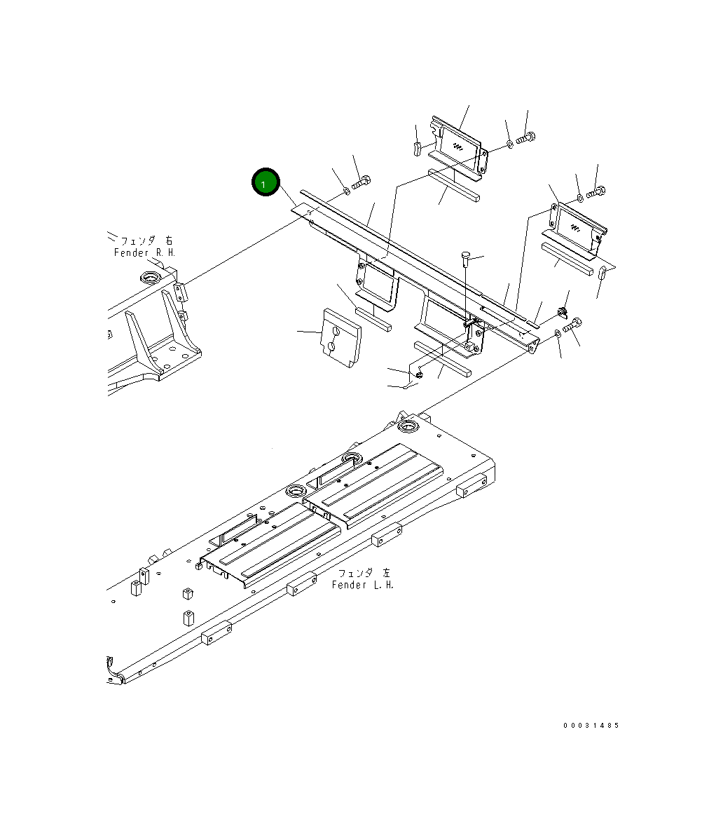 Крышка 154-54-77120 Komatsu