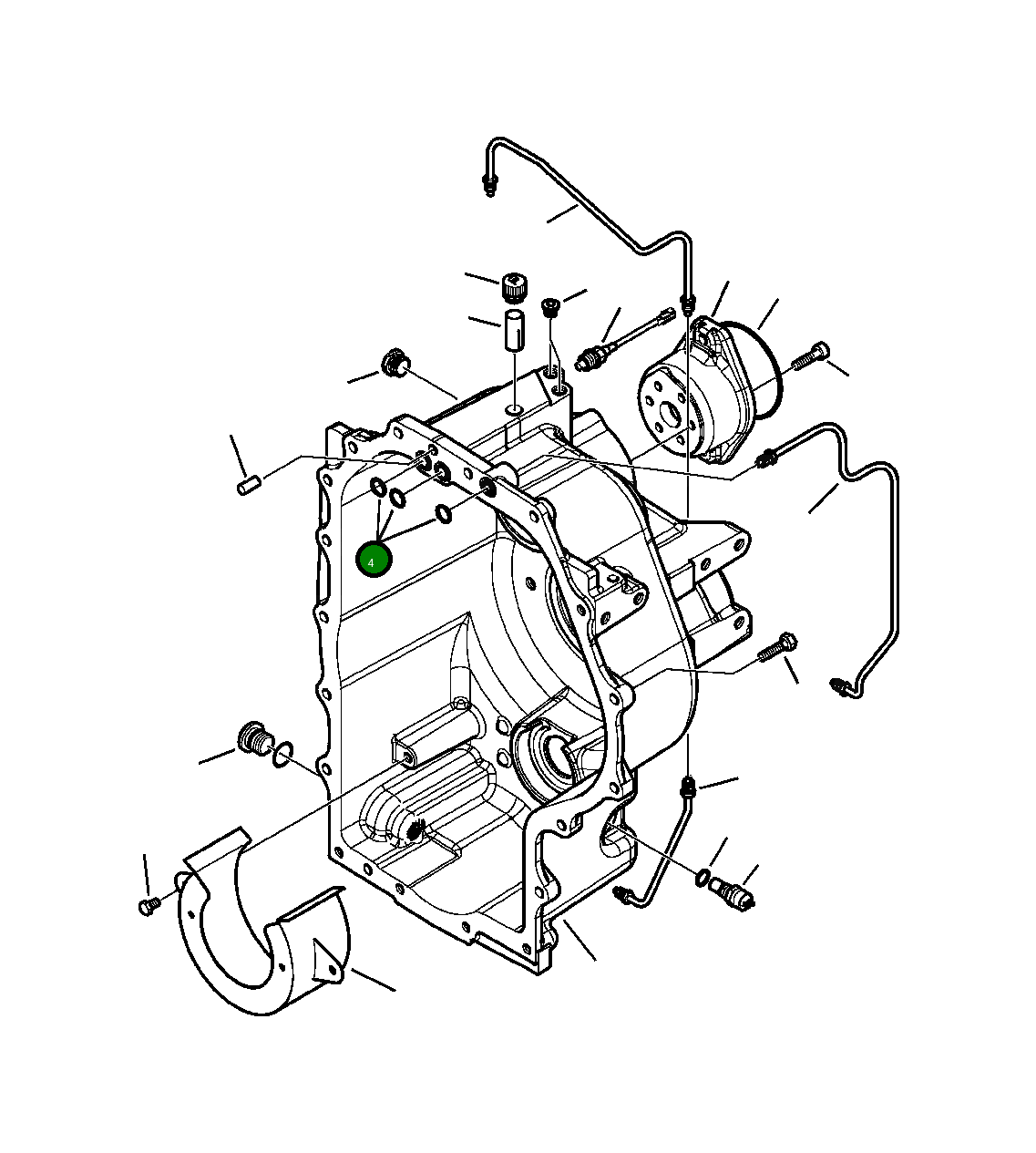 Кольцо уплотнительное (O-Ring) CA0029560 Komatsu