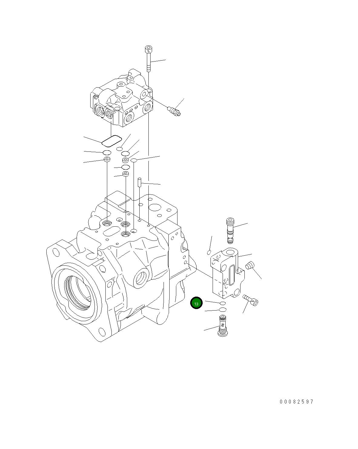 Кольцо уплотнительное (O-Ring) 07000-B1009  Komatsu