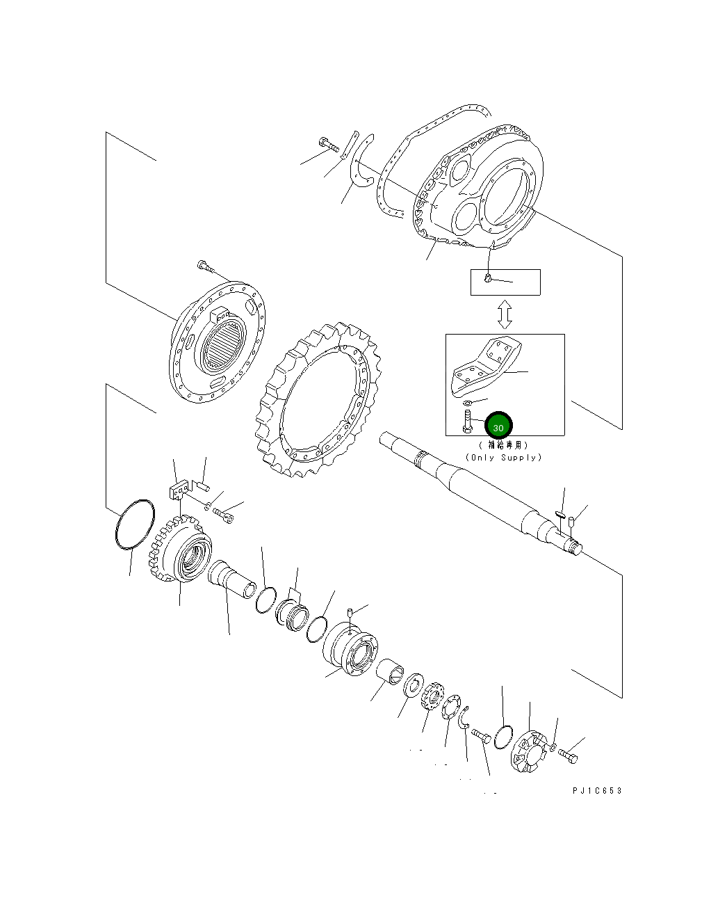Болт 01010-62045 Komatsu