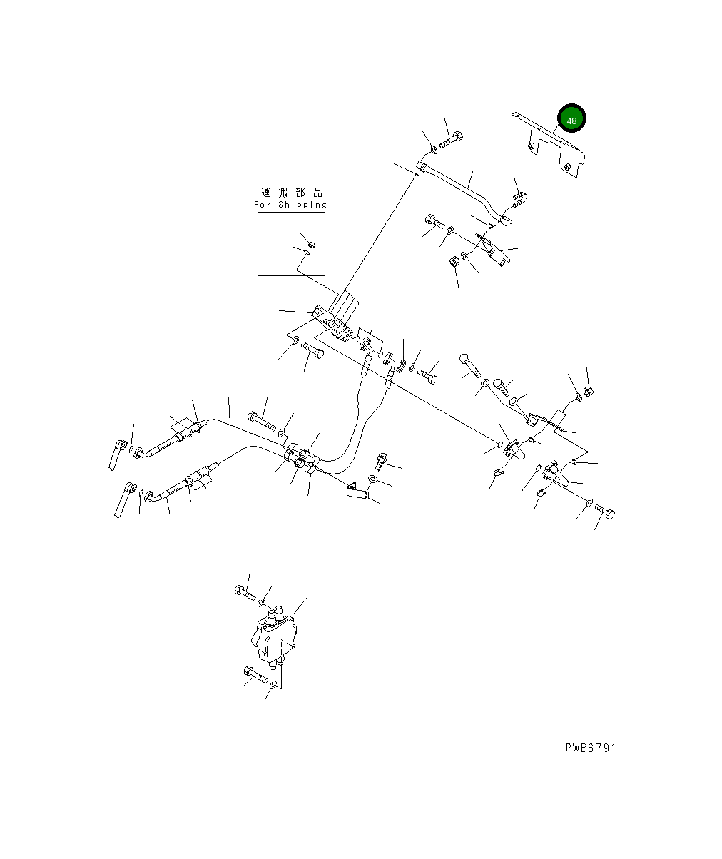 Крышка 19M-54-13611 Komatsu