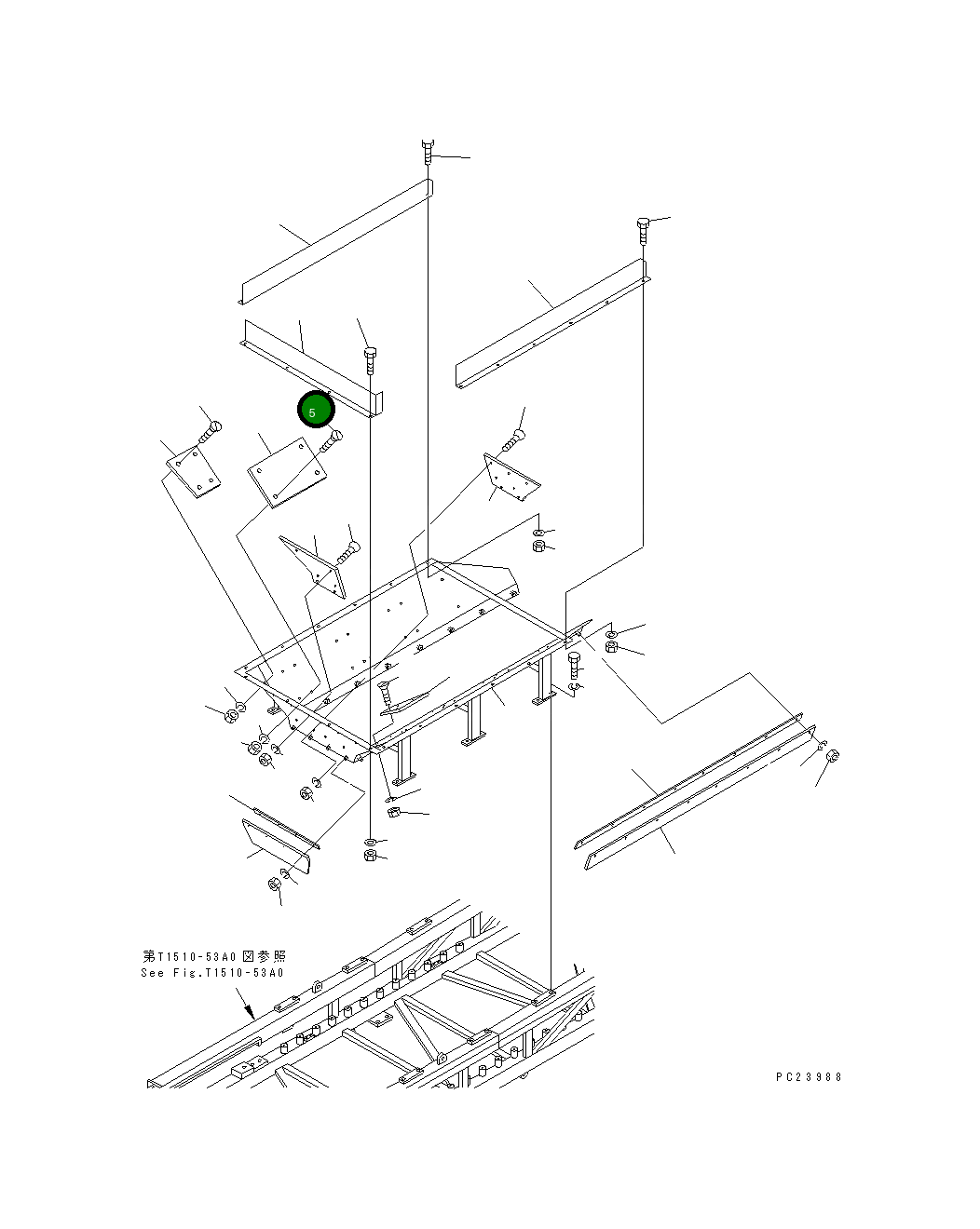 Болт 8253-75-1910 Komatsu