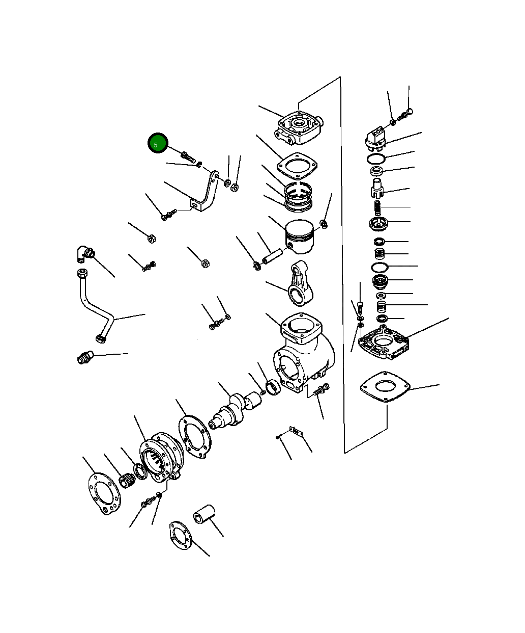 Болт 1238 759 H1 Komatsu