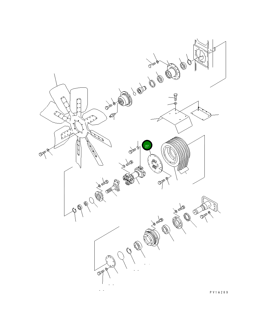 Крышка 19M-03-21470 Komatsu
