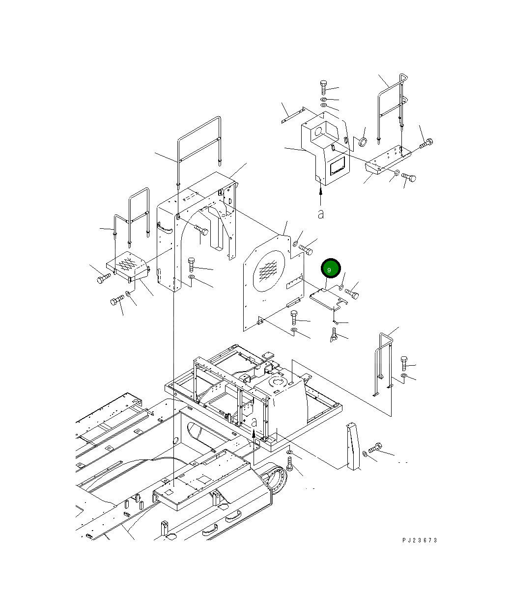 Крышка 8232-54-1510 Komatsu
