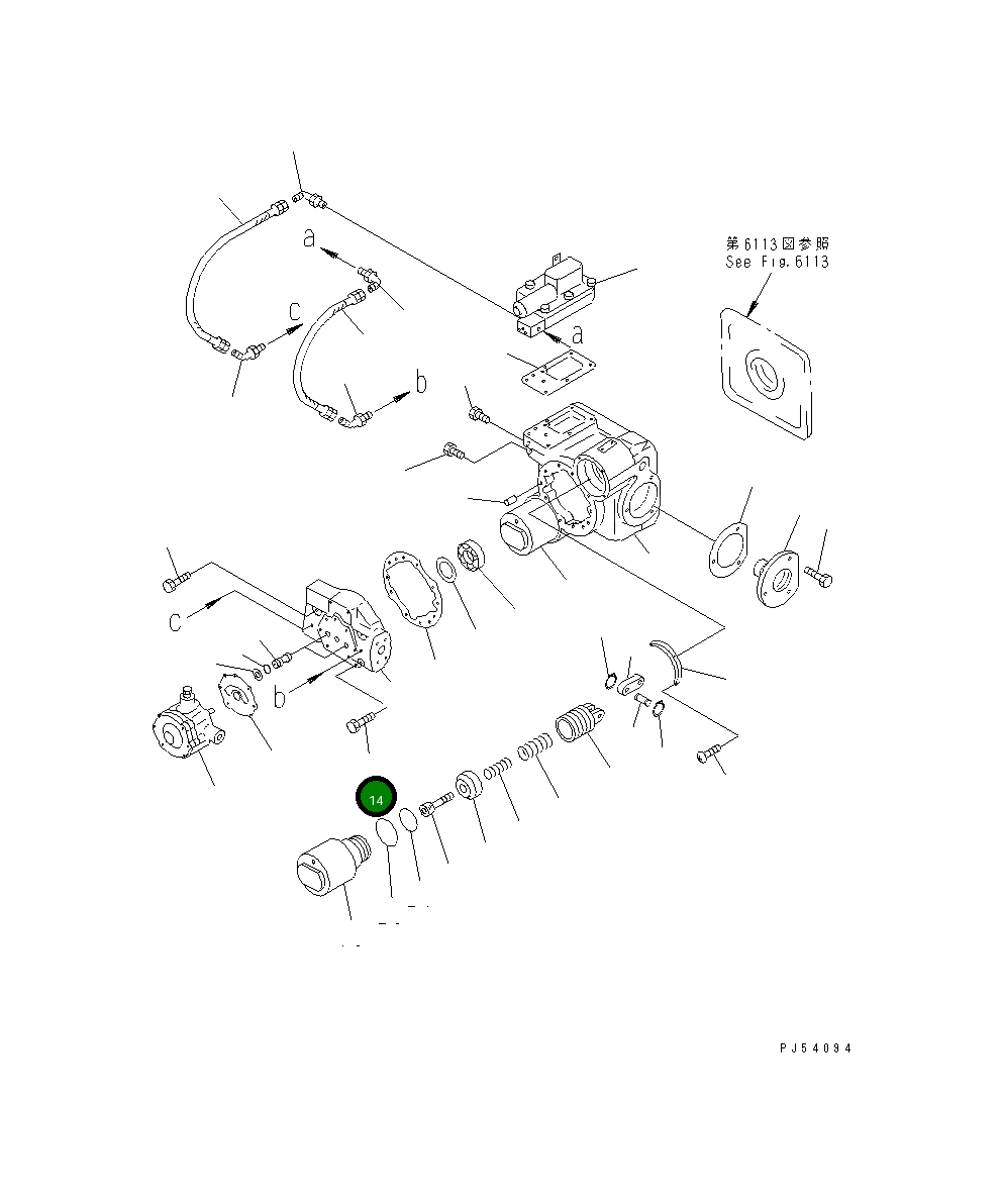 Болт 262-61-22120 Komatsu